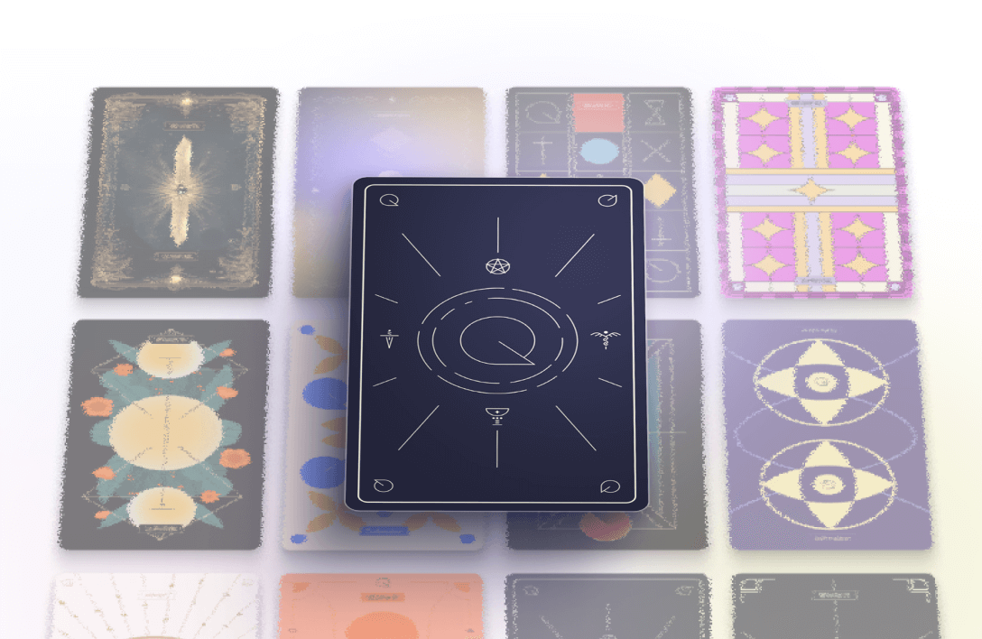 A range of beautiful card backs for a personal experience.